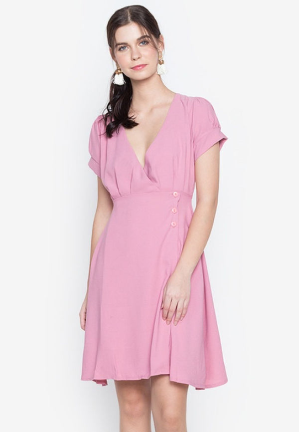 Powerpuff Flowy Dress Pink